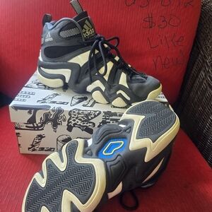 Adidas Black and White Athletic Shoes Modern Design